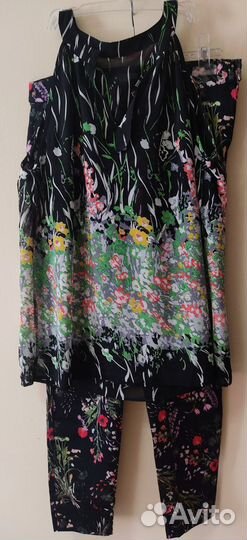 Летний лук в стиле эко, брючки H&M,топ Miss Charm