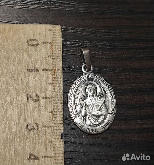 Кулон подвеска Св.Анна