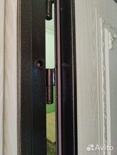 Дверь мощная входная железная бу