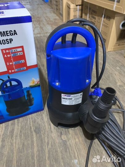 Насос дренажный Omega 40 SP (Про-ть 125 л.мин, h5м