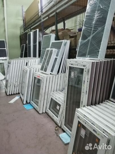 Готовые пластиковые окна 80х140