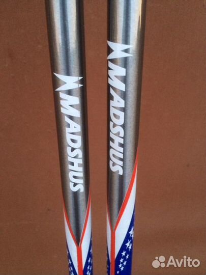 Лыжные палки алюминий 2мм,Madshus 1,50см