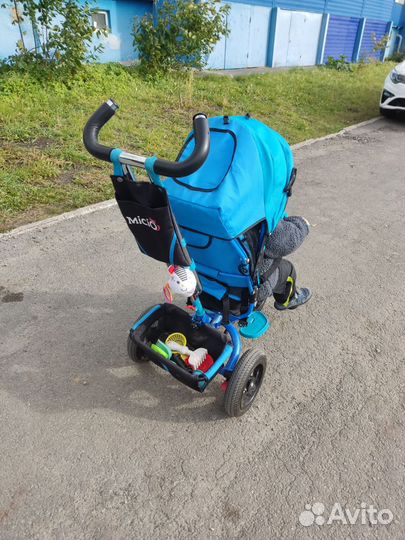 Трехколесный велосипед коляска