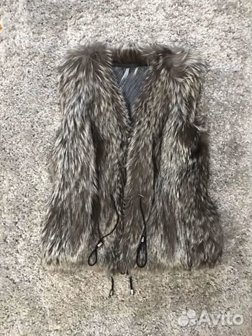 Жилет из чернобурки