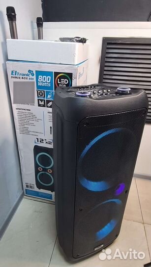 Колонка мощная караоке ElTronic 20-83 DanceBox 800