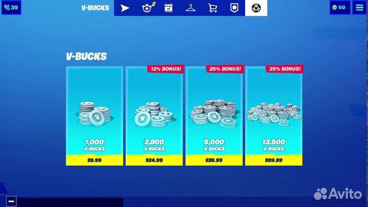 Вбаксы fortnite