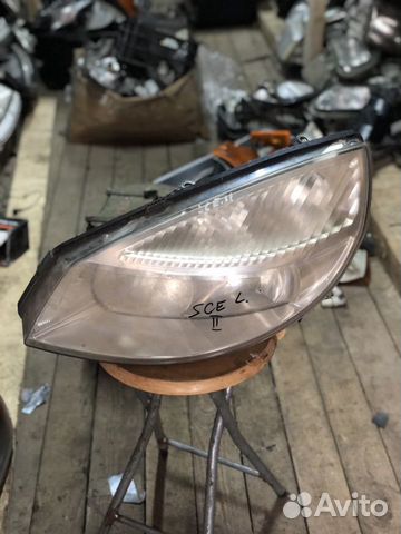 Левая фара Peugeot scenic 2