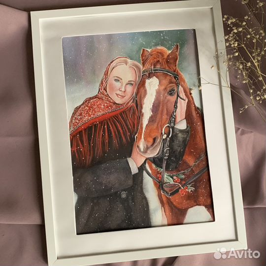 Картина акварель