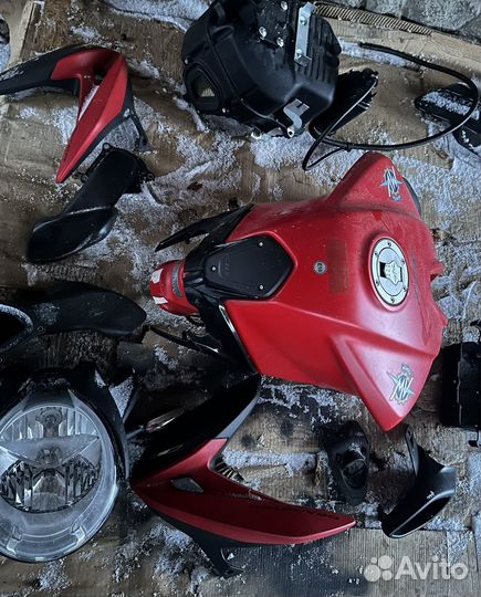 Mv agusta Brutale 800 2022 разбор