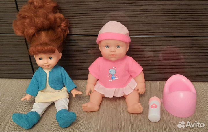 Кукла фабрики Весна и пупс пакетом