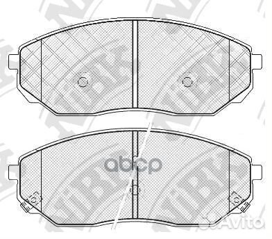 PN0441-nibk колодки дисковые п Kia Sorento 2.4
