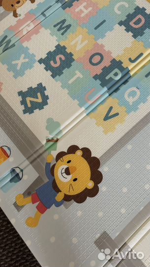 Детский коврик складной для ползания на пол