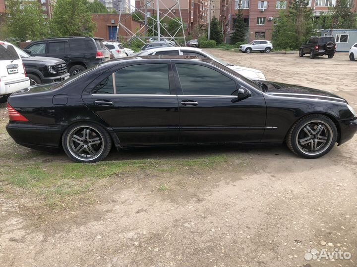 Mercedes-Benz S-класс 5.0 AT, 2000, битый, 330 000 км