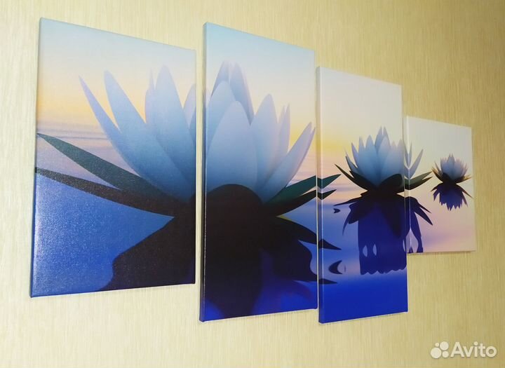 Интерьерная печать картин на холсте, календарей