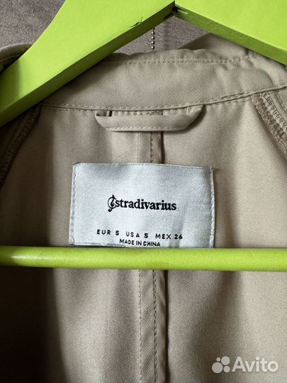 Плащ тренч stradivarius