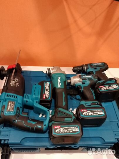 Аккумуляторный набор makita 4 в 1