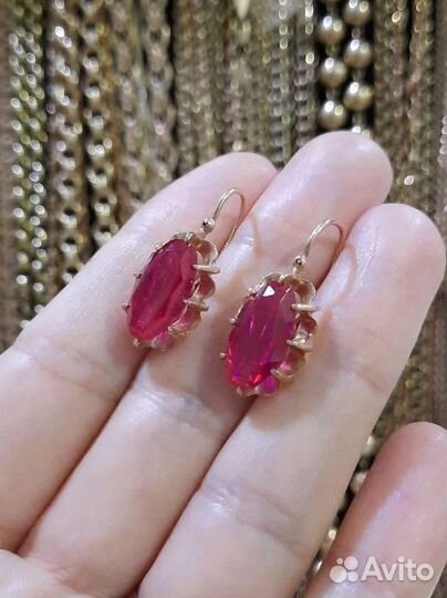 Золотые серьги 583пр СССР