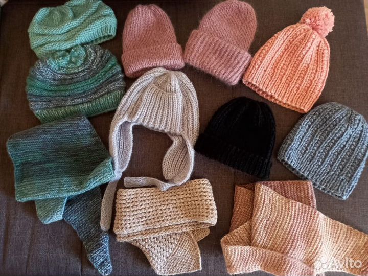 Вязаные шапки, бактусы