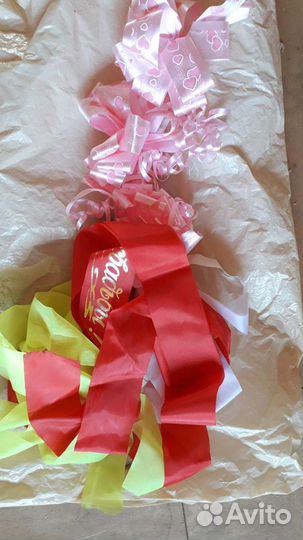 Свадебные украшения на машину бу