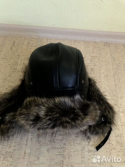 Мужская зимняя шапка ушанка меховая