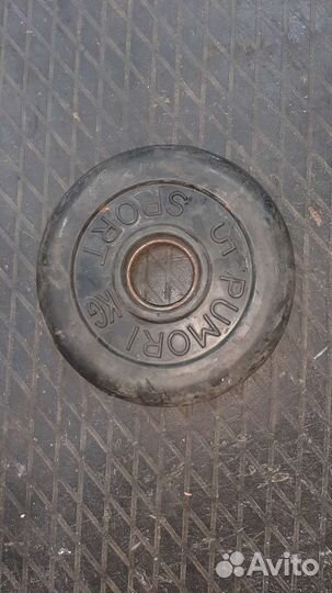 Блин обрезиненый 5 кг