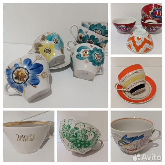 Пиалы Каламбур чашки СССР