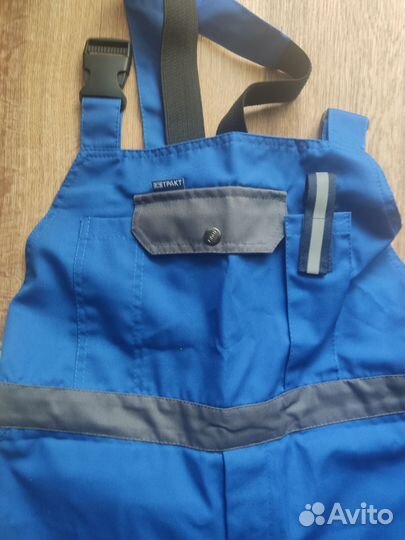 Спецодежда летняя мужская 52 54 полукомбинезон