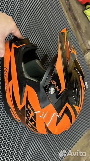 Шлем для мотокросса GSB XP-14 оранжевый