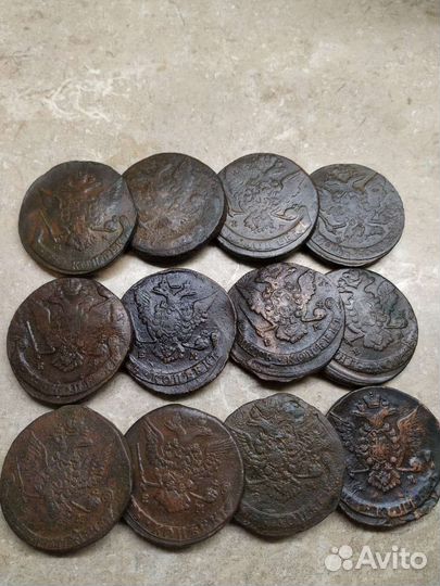 5 копеек Е М Екатерины без повторов 12 шт