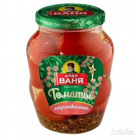 Консерва Томаты Дядя Ваня Маринованные 680г