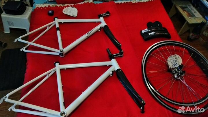 Рама + вилка новые для тренировок на шоссе