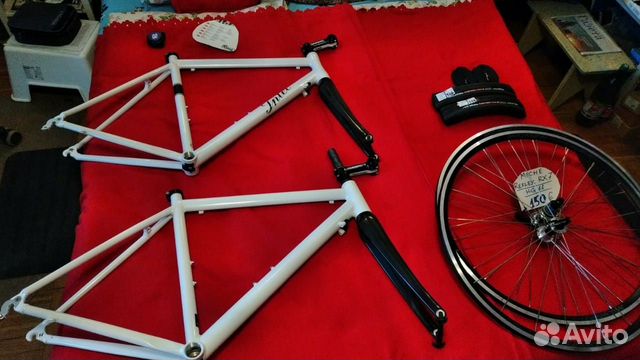 Рама + вилка новые для тренировок на шоссе