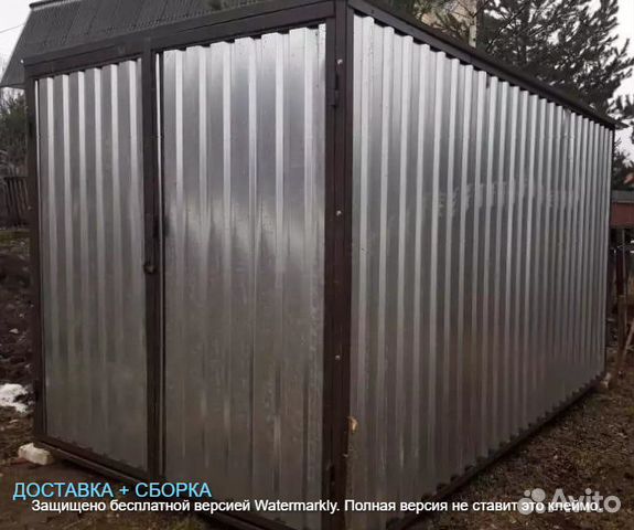 Сарай хозблок контейнер м4.2 купить в Санкт-Петербурге | Товары для ...