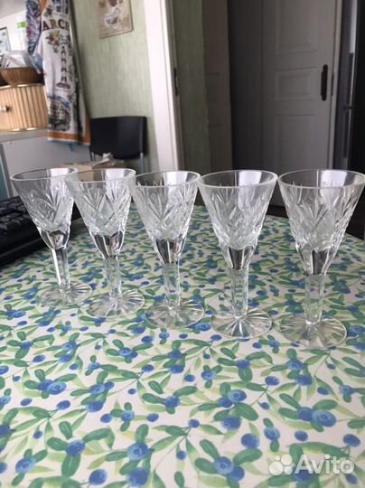 Хрустальные рюмки СССР