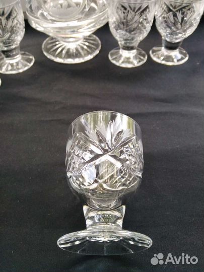 Графин хрустальный СССР и рюмочки