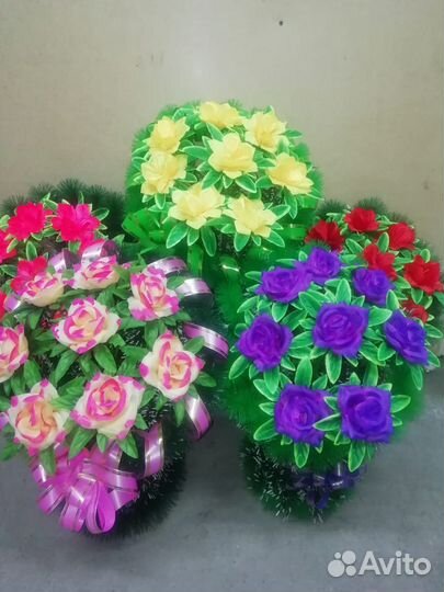 Памятники, оградки, венки, установка