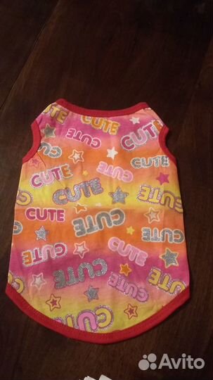 Трикотажная маечка для собачек и кошек
