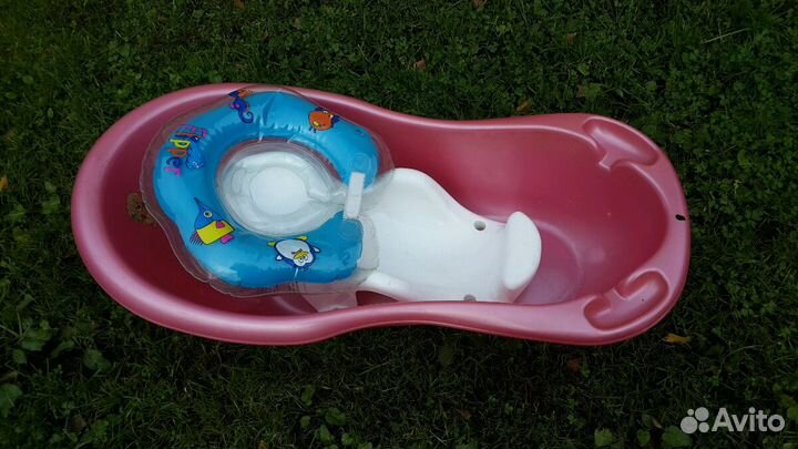 Детская ваночка с кругом и горкой