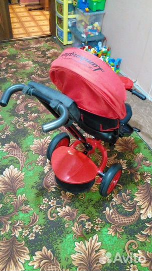 Детский велосипед коляска Lamborghini