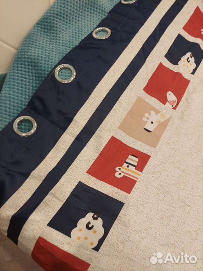 Комплект шторы и тюль в детскую