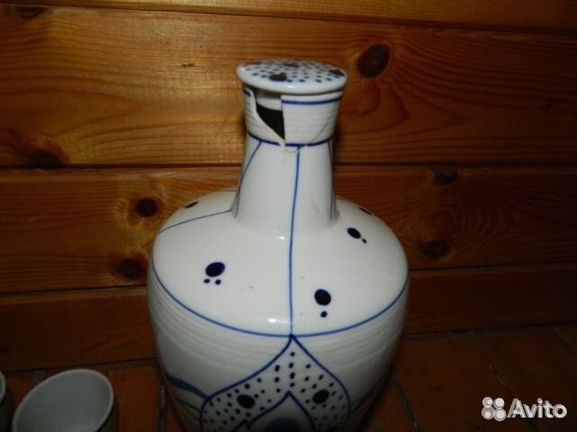 Зиковский набор. И Штоф Старая Гжель. 60- е г