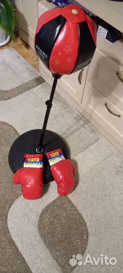 Боксерская груша детская напольная