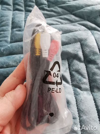 Кабель переходник 3RCA (тюльпан) - jack 3.5