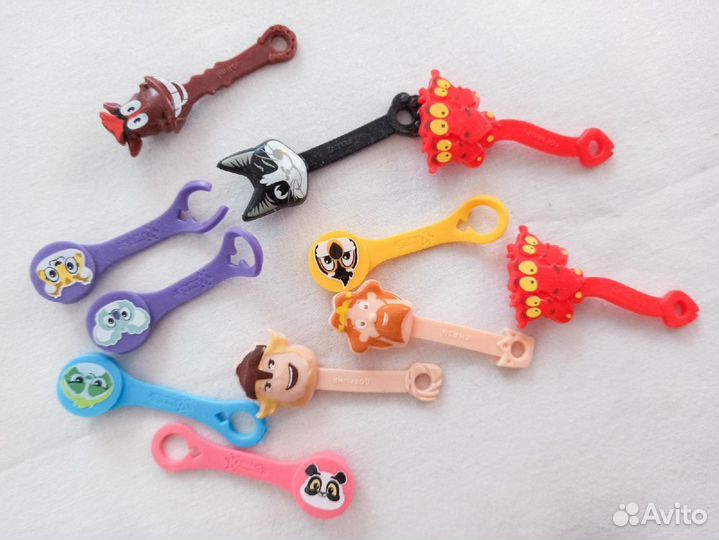 Скрепы прилипалы кавайи стирателя киндеры головаст