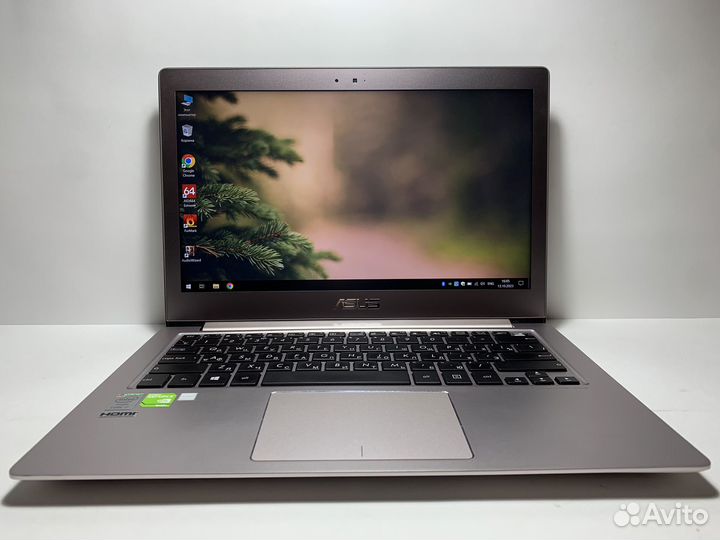 Компактный игровой ноутбук Asus i7/8gb/2видеокарты