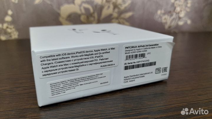 Наушники Apple airpods 3 lux качества
