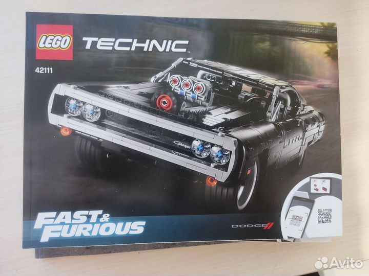 Lego Technic 42111 dodge charger доминика торетто