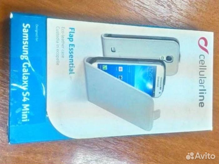 Чехол CellularLine Flip для Samsung Galaxy S4 min