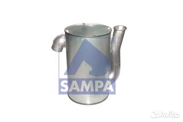 Глушитель основной Volvo F10/12 (бочка) 031.394