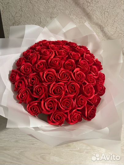 Мыльные розы 51шт